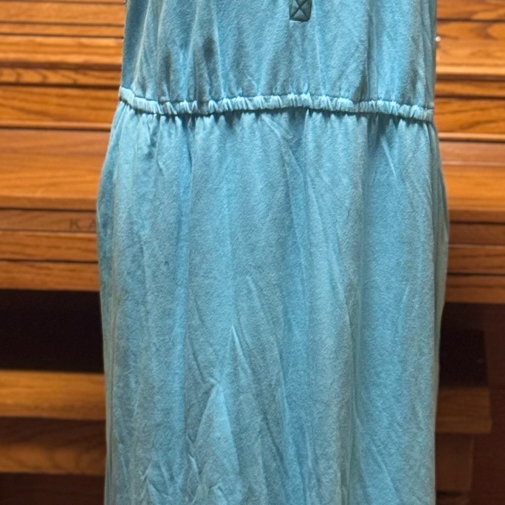 Turquoise Sleeveless Dress